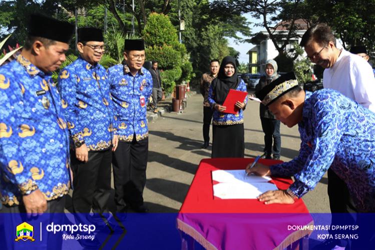 BPJS Kesehatan, Disdukcapil, dan BJB Berkomitmen Mengisi Pelayanan di MPP Kota Serang