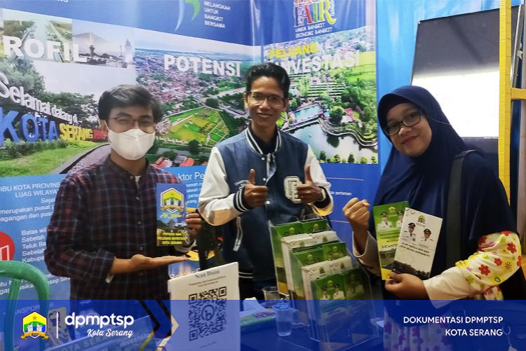 Promosikan Investasi pada Serang Fair 2022, Gerai DPMPTSP Kota Serang Ramai Pengunjung