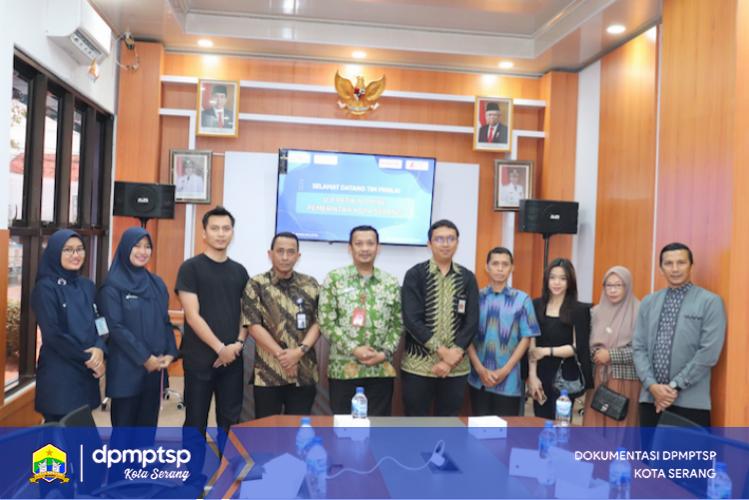 Upayakan Kemudahan Pelaku Usaha, DPMPTSP Kota Serang Menerima Kunjungan BKPM