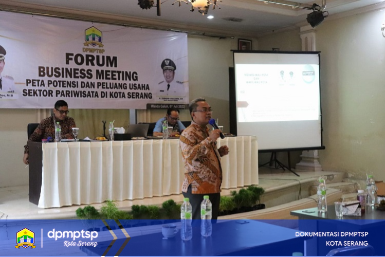 DPMPTSP Kota Serang Undang Pelaku Usaha Sektor Pariwisata dalam Forum Business Meeting